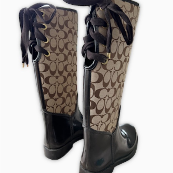 - Authentic Couch Rain-boot Brown sz8 - Picture 2 of 12